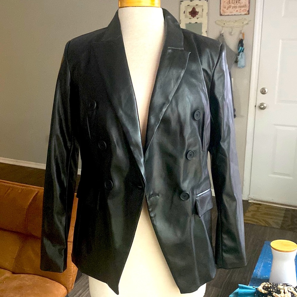 Leather jacket (pleather)